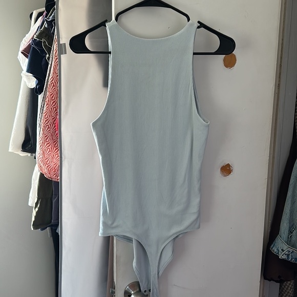 Abercrombie ribbed light blue bodysuit - Picture 5 of 5